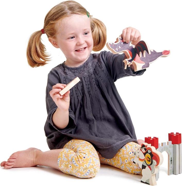 Produktbild Tender Leaf Toys Schlosszubehör Ritter Drachen