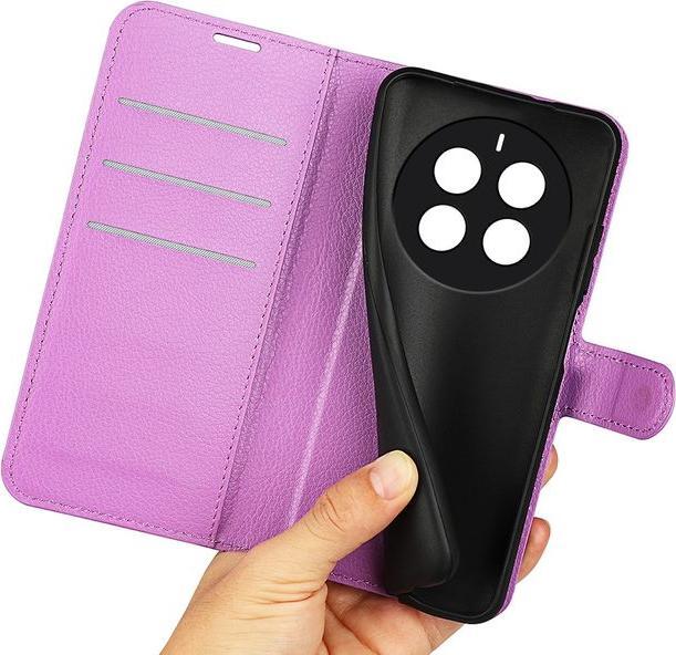 Actual product image MU Classic Litchi Leather Bookcover Series (Realme 12)