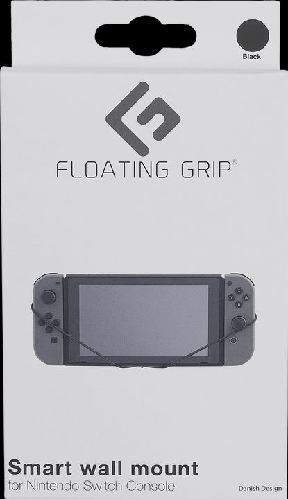 Floating Grip Supporto da parete per console Nintendo Switch da, Nero (Switch)