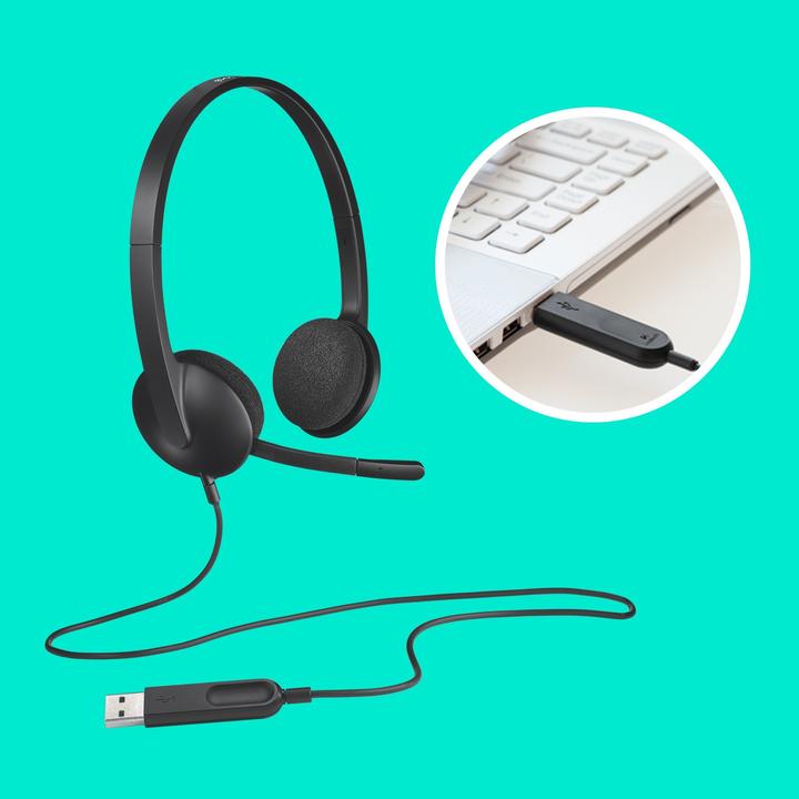 Actual product image Logitech H340 (Cable, USB-A)