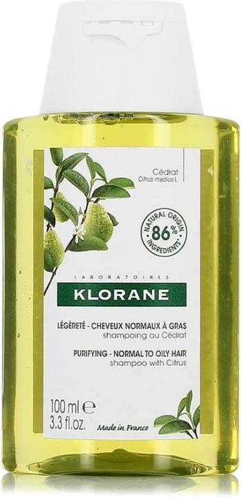 Klorane Shampoo mit Zitrusfruchtfleisch 100ml (100 ml, Flüssiges Shampoo)