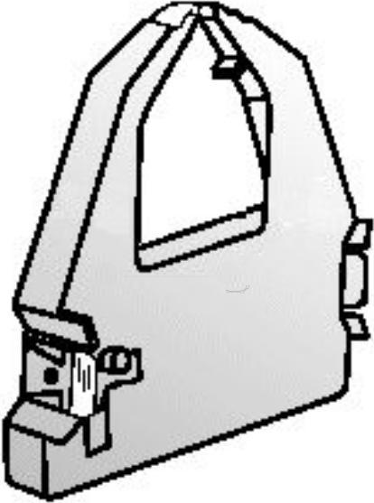 Produktbild Olivetti Farbband Nylon schwarz (1.27 cm, Schwarz)