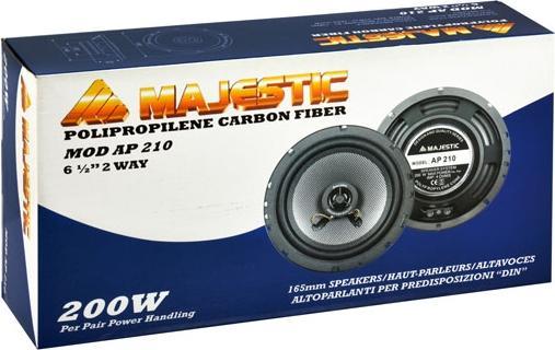 Actual product image Majestic New AP-210 1-way car speaker 200 W Oval (4.50 cm, Other)