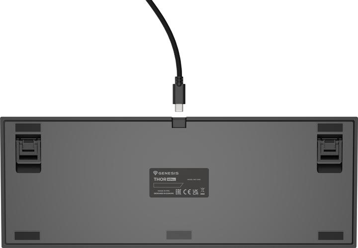 Actual product image Genesis Klawiatura THOR 404 TKL Gateron Yellow Pro (NKG-2069) (Eng. Int., Cable)