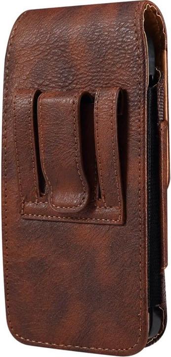 Immagine prodotto Cover-Discount Nylon - Borsa da cintura in pelle con tasca per carte di credito marrone / M