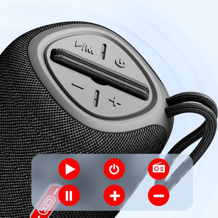 Produktbild xO Bluetooth Lautsprecher F38 schwarz (3 h, Stromversorgung über USB)