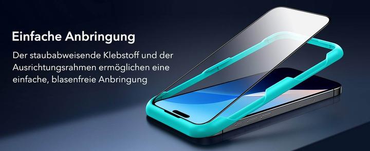 Produktbild ESR Tempered-Glass Displayschutz (1 Stück, Apple iPhone 16 Plus)