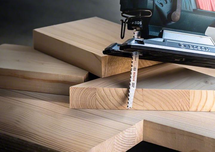 Produktbild Bosch Professional Zubehör EXPERT ‘Wood 2-side clean’ T 308 B Stichsägeblatt, 5 Stück
