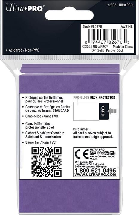 Actual product image Ultra Pro Deck Protector Sleves