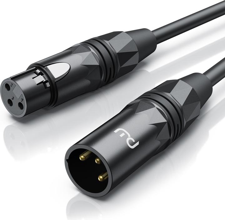 Produktbild Primewire XLR Audiokabel, XLR Stecker auf XLR Buchse, NF Audio Kabel, OFC Kupfer, geschirmt, flexibel (5 m, XLR)