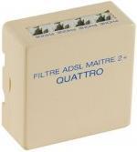 Image du produit NoName Filtre ADSL maître avec 4 ports RJ45 pour téléphones