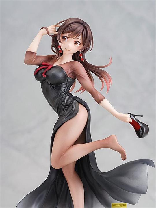 Actual product image Kadokawa Rent-A-Girlfriend statuette PVC 1/7 Chizuru Mizuhara: Party Dress Ver. 23 cm