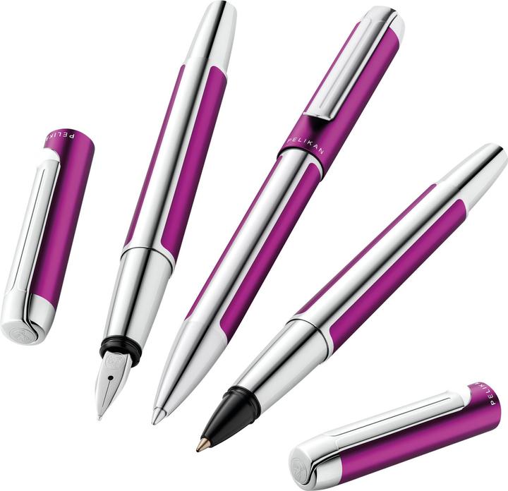 Actual product image Pelikan Stylo Plume Pura® Violet bec M dans son étui cadeau (Violet, 1 x)