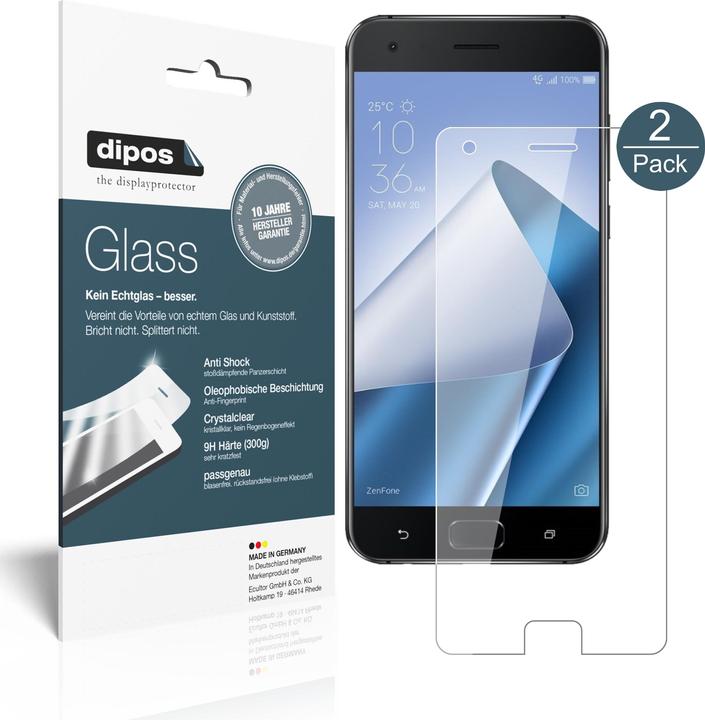 Immagine prodotto Dipos Pellicola Protettiva Anti-Shock (1 Pezzo/i, Asus Zenfone 4 Pro)