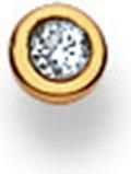 Image du produit Muau Bouton de nez (750/18 K Or jaune)