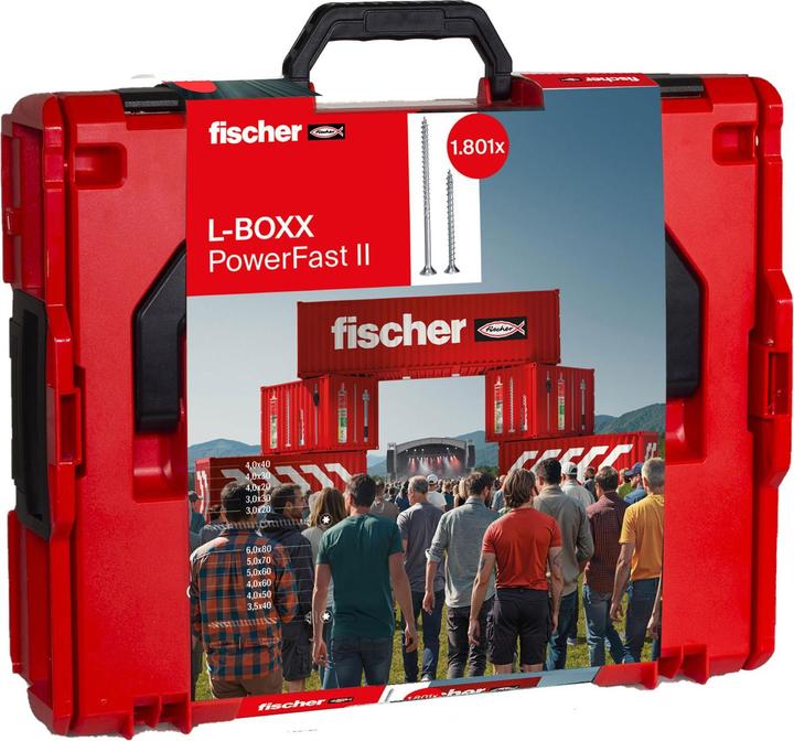 Produktbild Fischer PowerFast II L-Boxx 102 (1.801) (1801 Schrauben pro Stück)
