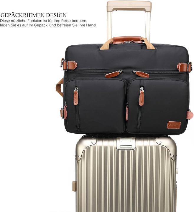 Produktbild CoolBELL Umwandelbare Laptop-Tasche für 17 Zoll (17")