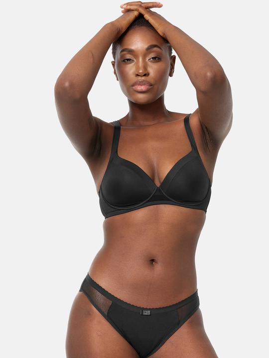 Immagine prodotto DIM Slip in pizzo medio nero con dettaglio in rete (M)