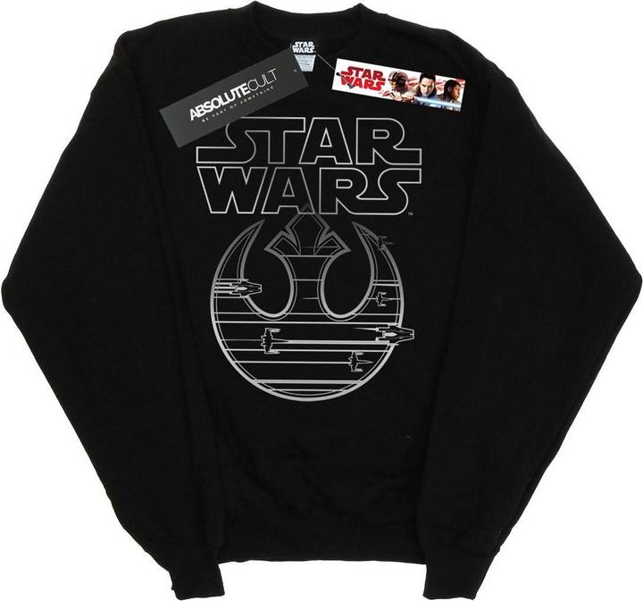 Immagine prodotto Star Wars The Last Jedi Resistance Logo Metallic Felpa Uomo (XXL)
