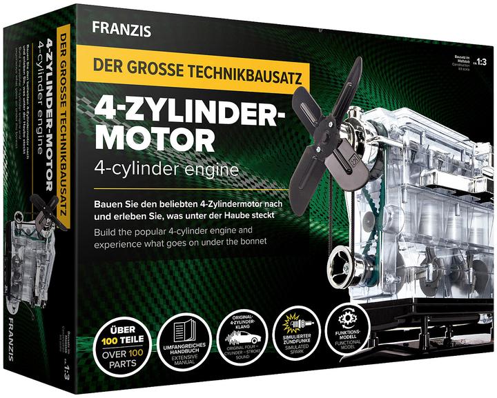 Produktbild Franzis 4-Zylinder-Motor