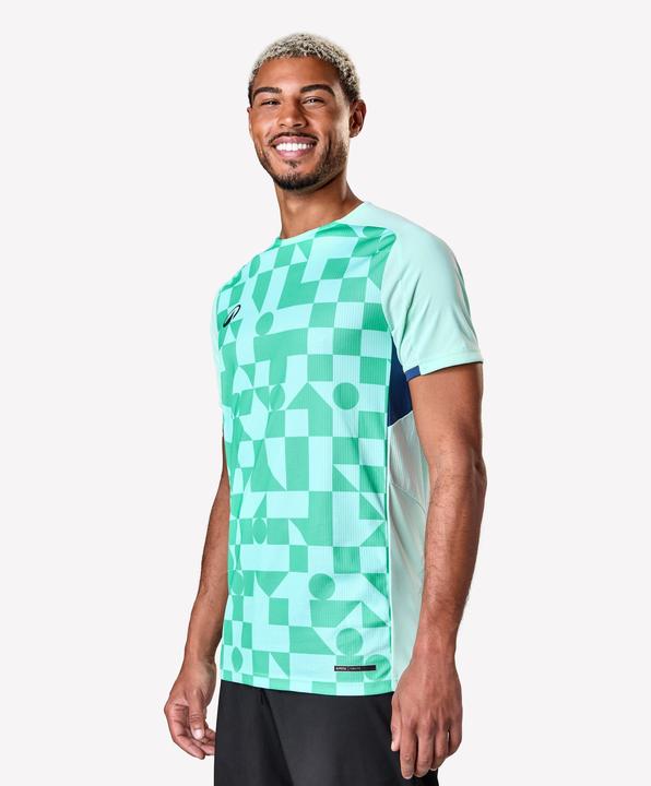 Kipsta Damen/Herren Fussball Trikot kurzarm - VIRALTO Check grün/marineblau