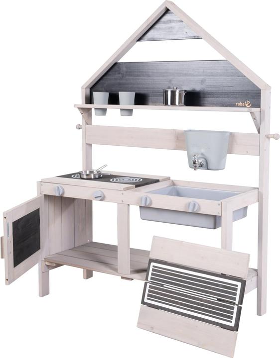 Image du produit Roba Cuisine d'extérieur pour jouer et faire de la boue à l'image d'une maison