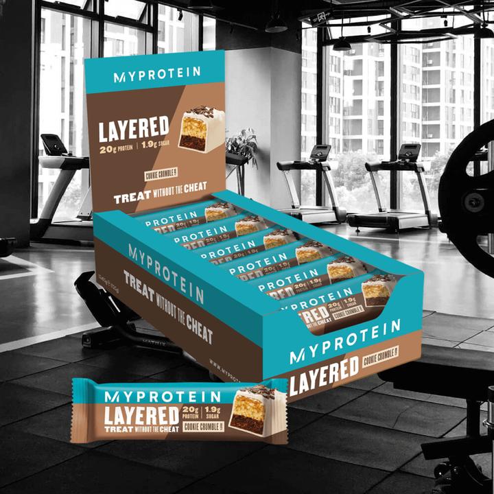 Actual product image MyProtein Retail Layered Bar (12 x 60G) (Cookie Crumble, 12 pcs., 720 g)
