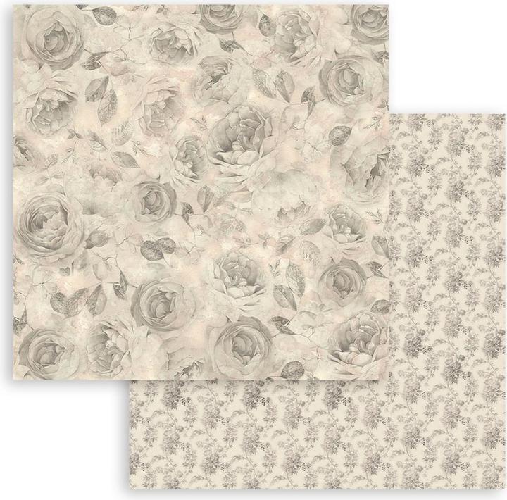 Image du produit Stamperia Pad de scrapbooking "Shabby Rose (190 g/m², 10 x)