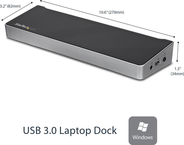 Produktbild StarTech Usb3ddockft (USB-A, USB-B, 6 Ports)