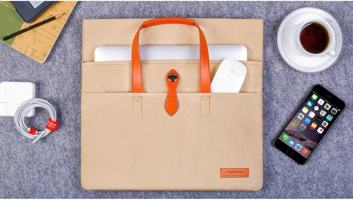 Image du produit Cartinoe Sac à main pour ordinateur portable / Macbook 13 pouces Marron