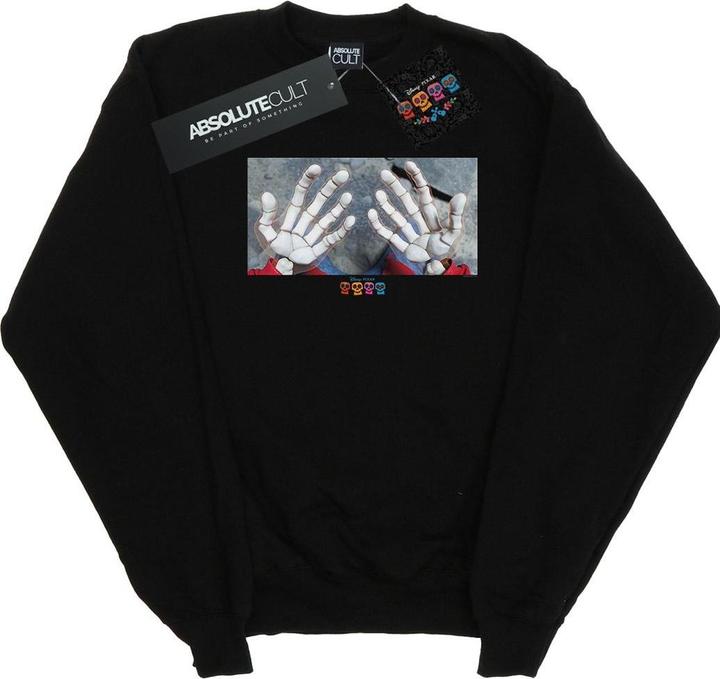 Actual product image Disney Mens Coco Miguel Skeleton Hands Sweatshirt (M)