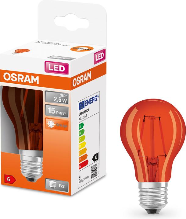 Actual product image Osram ST Clas A (E27, 2.50 W, 160 lm, 1 x, G)