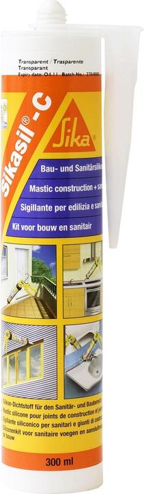 Produktbild Sika Sikasil-C (0.35 kg, Transparent, 300 ml)