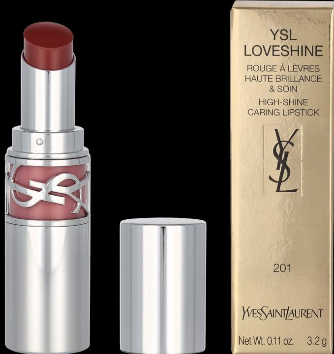 Actual product image Yves Saint Laurent Loveshine Rouge Volupte Shine Lipstick 201 (201 Rosewood Blush)
