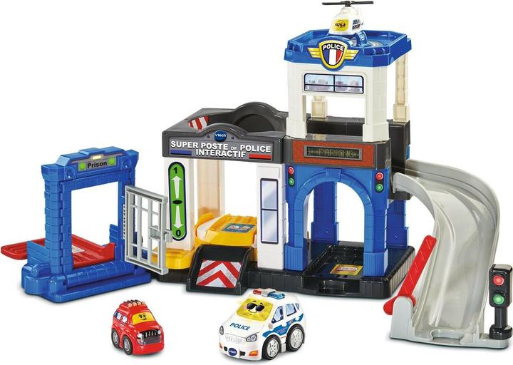 Actual product image VTech Tut Tut Bolides Série Pro - Super poste de police interactif (+ Chris, lieutenant de police)