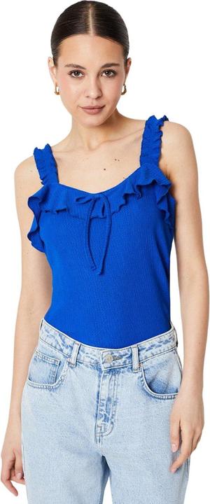 Actual product image Dorothy Perkins Womens/Ladies Frilled Front Tie Tank Top (L)
