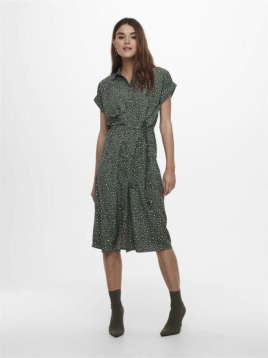 Immagine prodotto Only Abito blusa con cintura a cravatta (38)