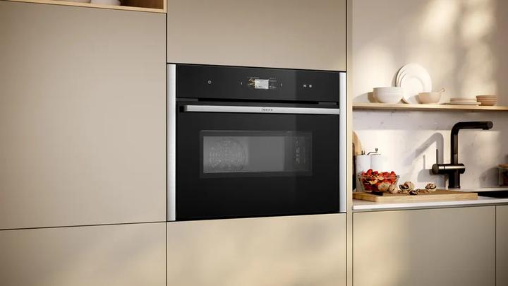 Produktbild Neff N 90, Built-in compact oven with microwave function, 60 x 45 cm, Stainless steel, C24MS31N0