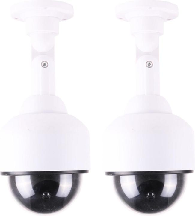 Image du produit Benson Caméra de surveillance factice avec LED de fonctionnement rouge, caméra factice, lot de 2