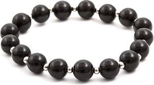 Produktbild Beneto Bead bracelet made ofack onyx MINK24 - Length: 19 cm (L) (19 cm)