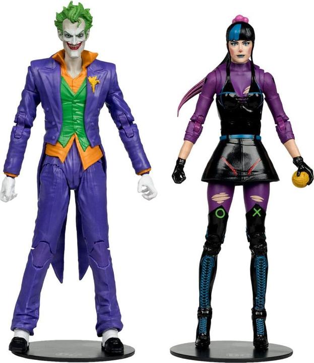 Immagine prodotto McFarlane Figure d'azione del Multiverso DC 2-pack The Joker & Punchline 18 cm