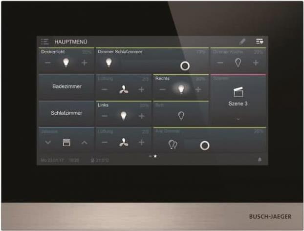 Actual product image Busch-Jaeger Touch control H8236-4B-03 IP touch 7 LAN/WLAN