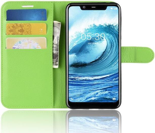Produktbild MU Classic Litchi Leder Bookcover Series (Nokia 5.1 Plus)
