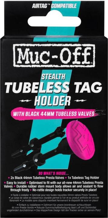 Muc-Off Tubeless Tag Holder + Valve Kit