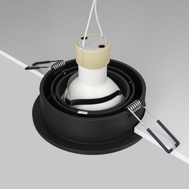 Image du produit Maytoni Atom encastré GU10 noir Ø92mm (GU10)
