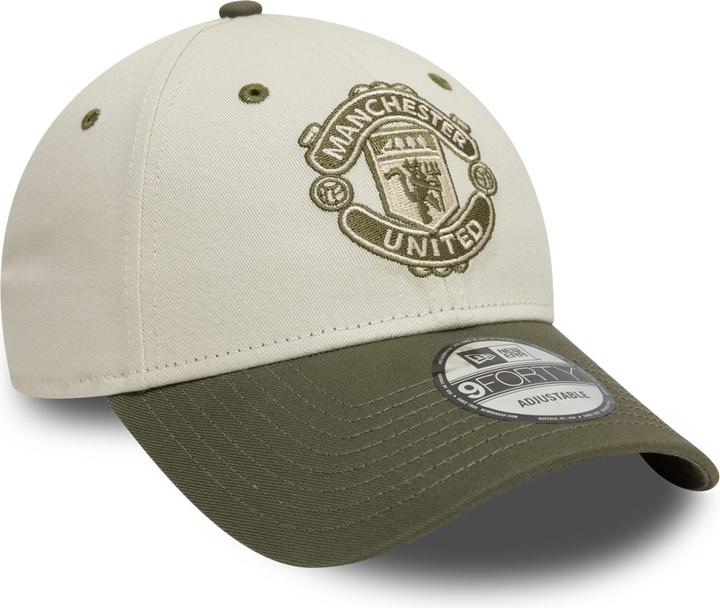 New Era 9Forty Adjustable Cap - Manchester United ivory