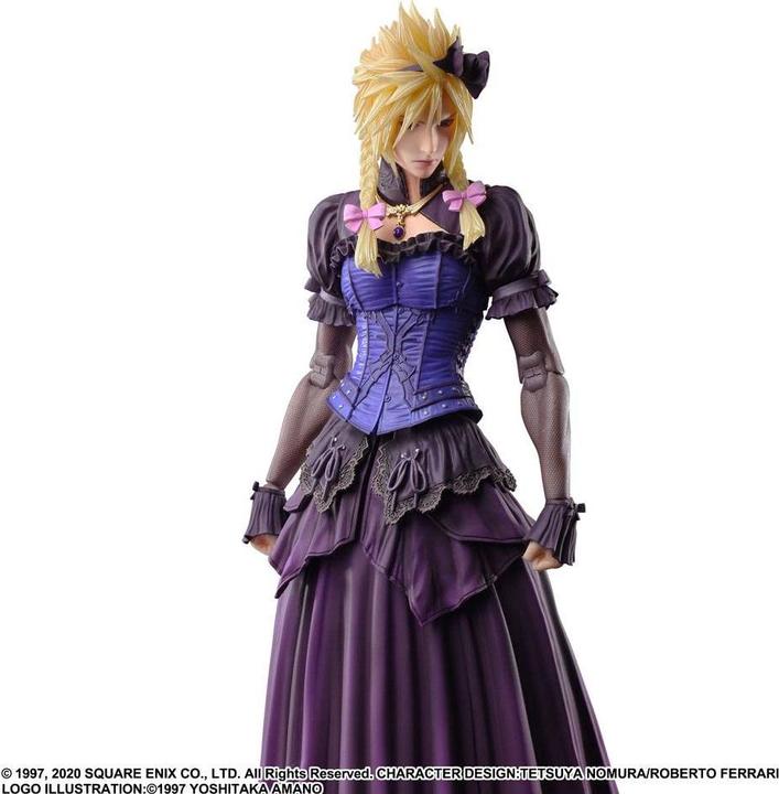 Actual product image Square Enix AF Final Fantasy VII Remake Play Cloud Strife Dress 28cm