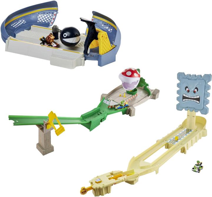 Produktbild Hot Wheels Mario Kart Kettenhunde Trackset