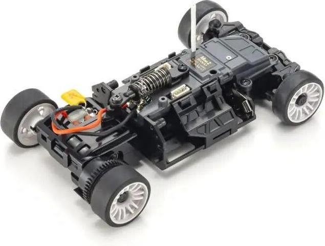 Immagine prodotto Kyosho Mini-Z MR-03 Corvette C8-R 1:28, Gun Metal/Bianco, ARTR (ARR Quasi lettura a corredo)