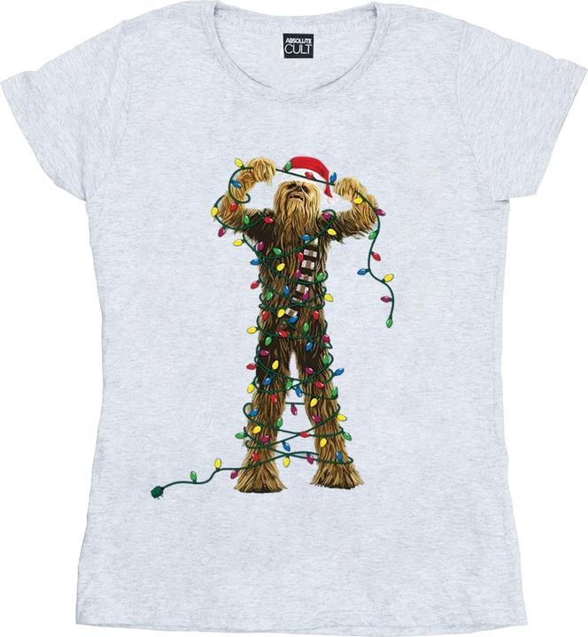 Star Wars Chewbacca Christmas Lights TShirt (S)